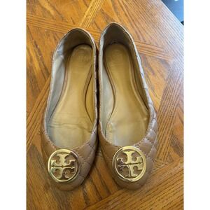 Tory Burch Quilted Ballet Flats Size 7.5